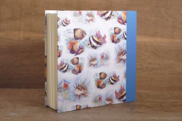 Preview: Quadatisches Fotoalbum mit hübschem Fischmotiv